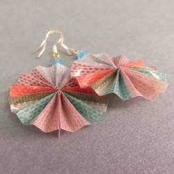 Origami Ohrringe rot